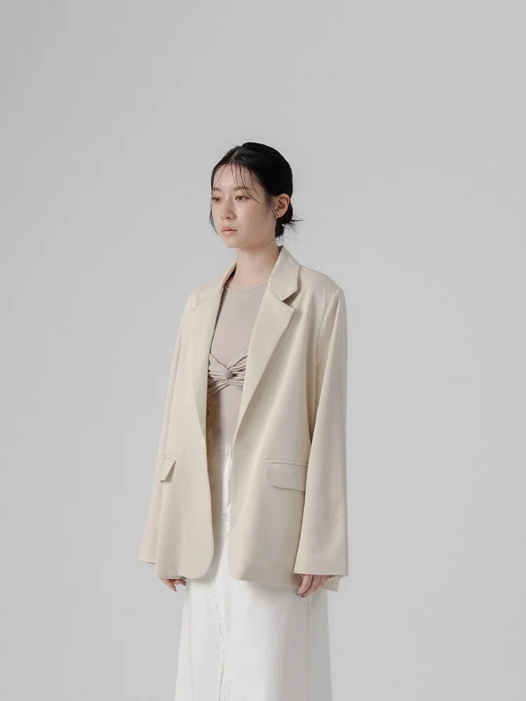 Queenop Spring Summer Women's Plain Suit Jaet Reta Ba Split Design Casual Straight Cut Long Sve Breathable Polyester
Queenop Spring Summer Women's Plain Suit Jaet Reta Ba Split Design Casual Straight Cut Long Sve Breathable Polyester