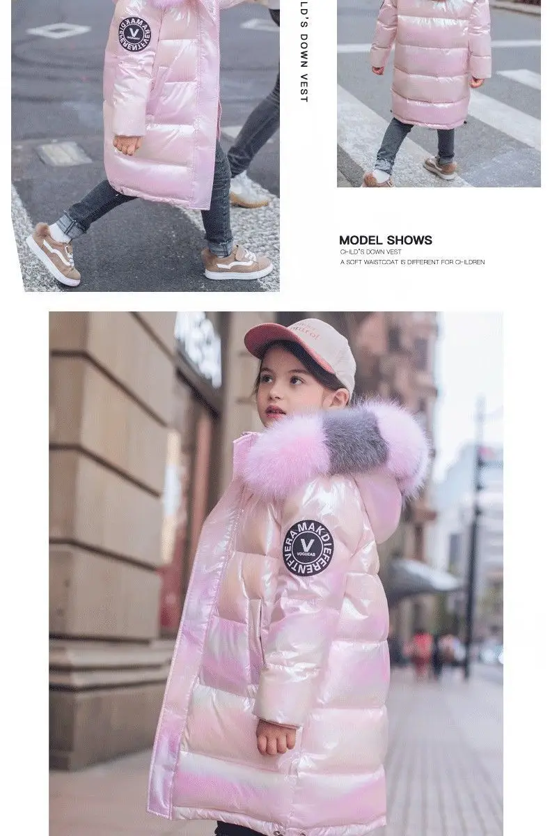 Kids Hooded Winter Fur Collar Coat 17 S52d7d1c6f6fd4094af99e2d2fe2d7ed6S