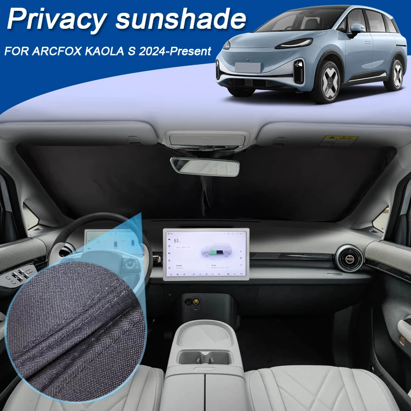 Car Black Windows Privacy Sunshade For ARCFOX KAOLA S 2024-2026 Auto Anti-UV Heat Insulation Protect Cover Interior Accessories
Car Black Windows Privacy Sunshade For ARCFOX KAOLA S 2024-2026 Auto Anti-UV Heat Insulation Protect Cover Interior Accessories