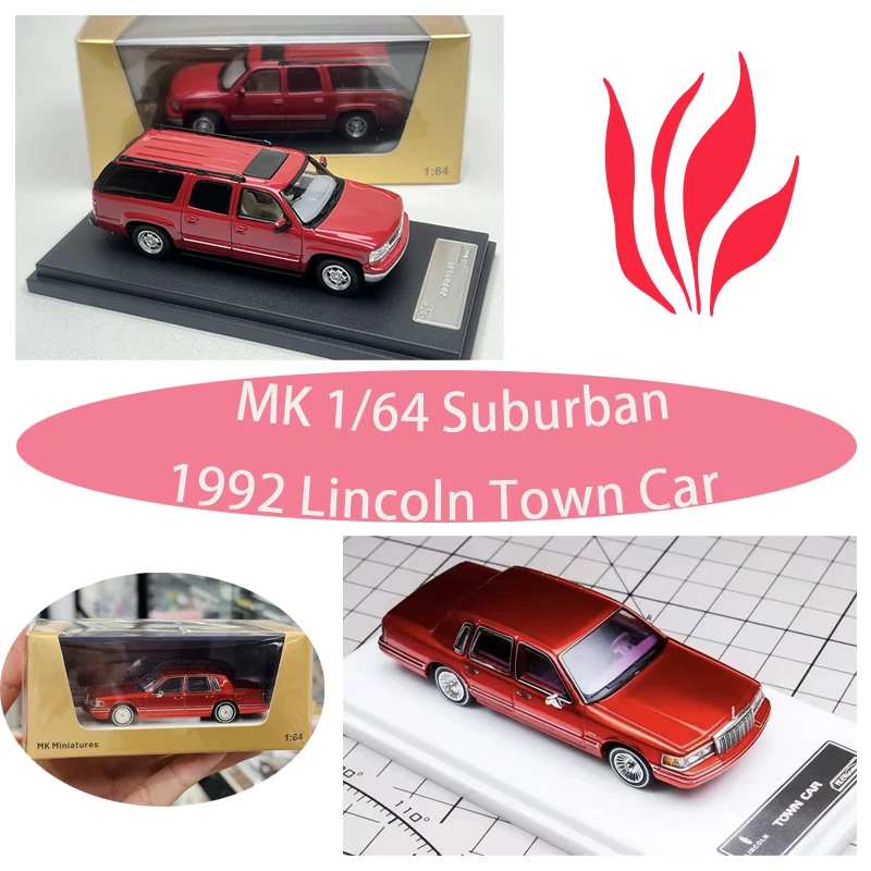 MK Miniatures 1/64 Scale Suburban/1992 Lincoln Town Car Alloy Model Car Ornament Souvenir Display Collection Hobby Gift
MK Miniatures 1/64 Scale Suburban/1992 Lincoln Town Car Alloy Model Car Ornament Souvenir Display Collection Hobby Gift
