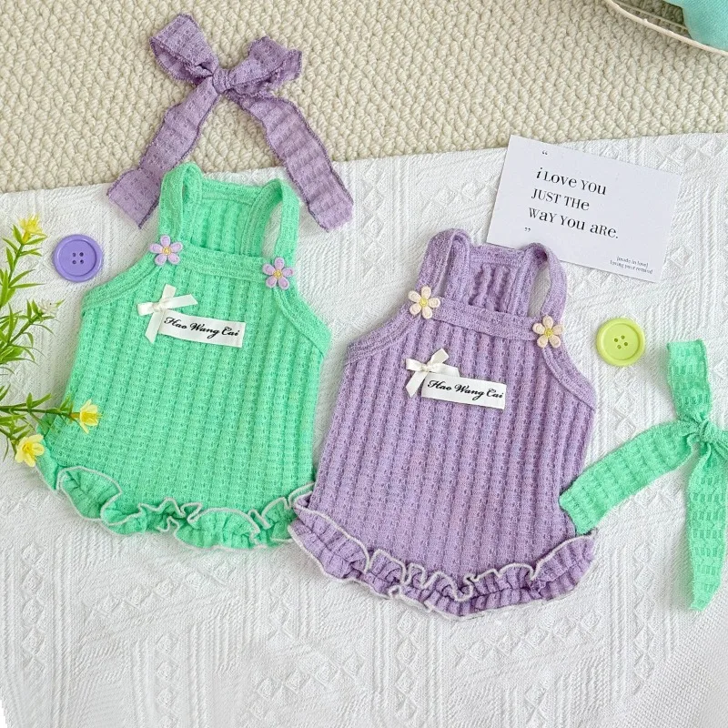 Japanese Style Flower Puppy Vest Summer 2025 Dog Clothes Cat Dog Gilr Outfit Frise Pet Clothing Dog T-Shirt Knitted Undershirts
Japanese Style Flower Puppy Vest Summer 2025 Dog Clothes Cat Dog Gilr Outfit Frise Pet Clothing Dog T-Shirt Knitted Undershirts