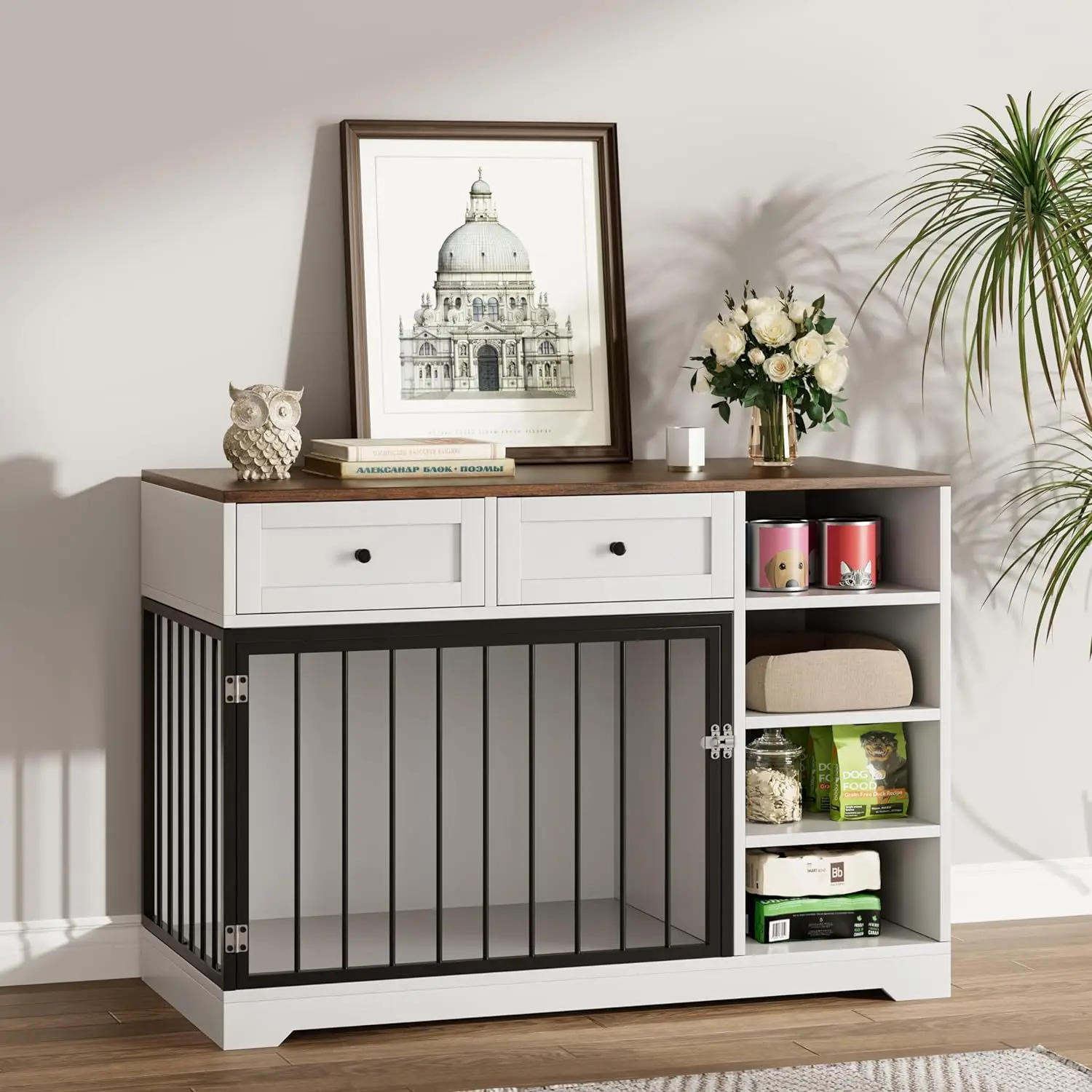 Dog Crate Storage Cabinet with Drawers Sideboard Multi-Tier Storage Locker Multi-Use
Dog Crate Storage Cabinet with Drawers Sideboard Multi-Tier Storage Locker Multi-Use