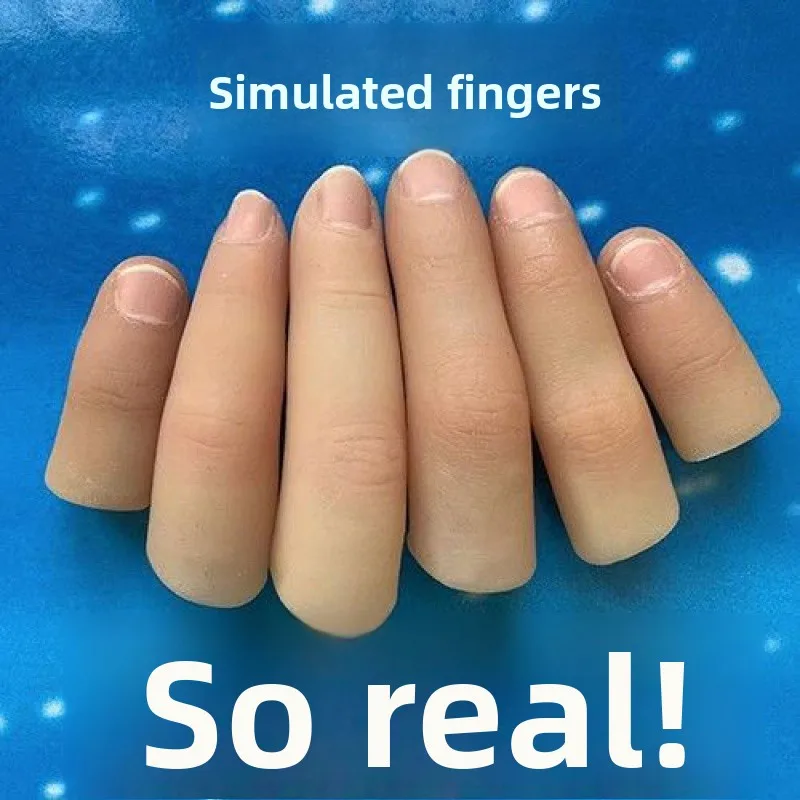 Silicone Prosthetic Fingertips Nail Beau Simulation Hand Protection for Amputees And Disabled People Normal Specin
Silicone Prosthetic Fingertips Nail Beau Simulation Hand Protection for Amputees And Disabled People Normal Specin