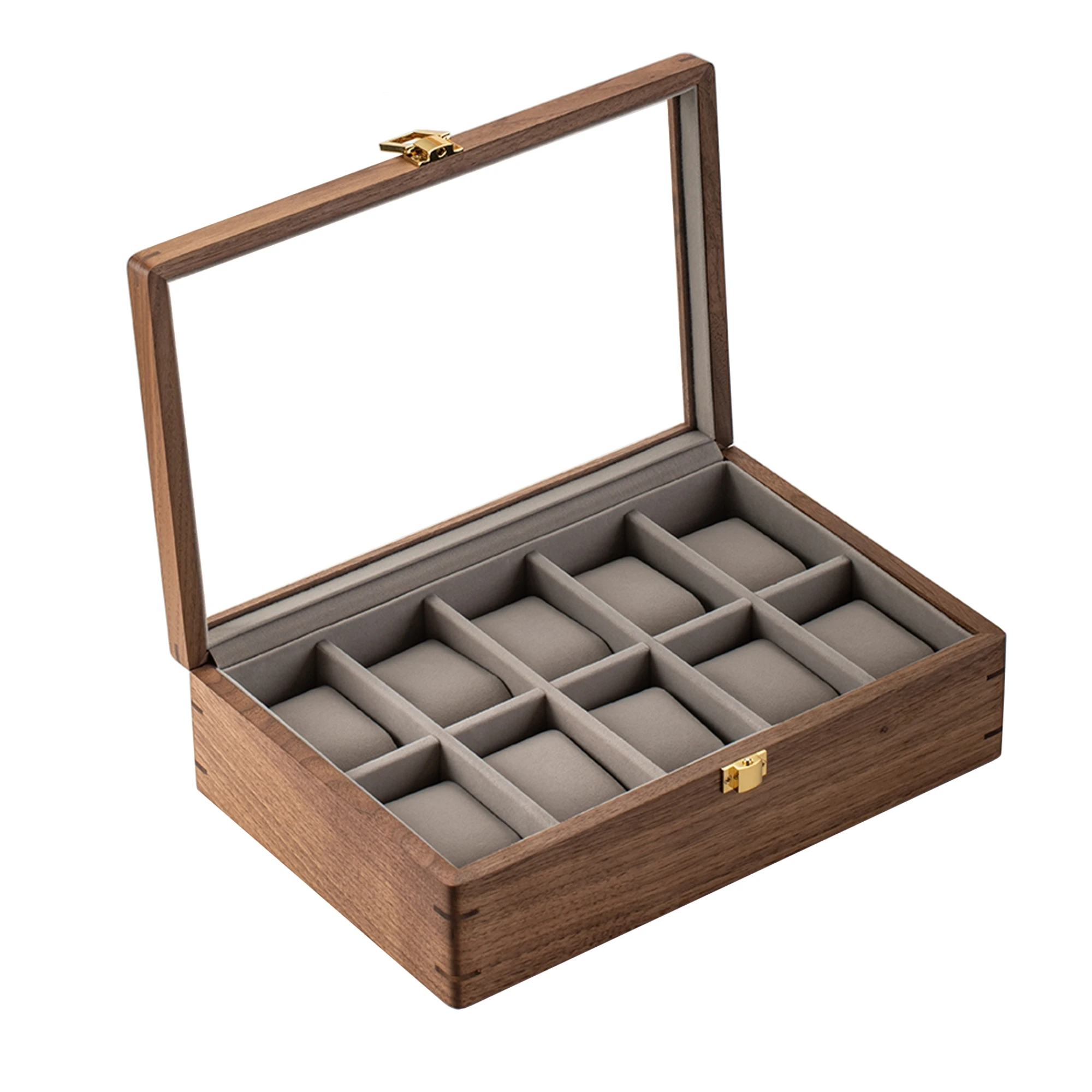 Прямая продажа с фабрики, настоящая твердая ореховая древесина, роскошная коробка для хранения ювелирных изделий высокого качества для часов
Прямая продажа с фабрики, настоящая твердая ореховая древесина, роскошная коробка для хранения ювелирных изделий высокого качества для часов