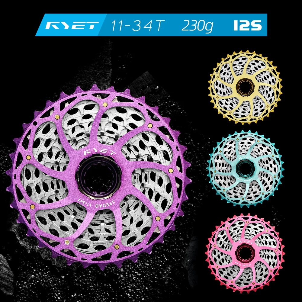 2026 RYET Bike Cassettes 11-34T 12S CNC Alu/Steel Cassette HG for Shiman Road Gravel K7 Anodized Color 12-Speed Bike Freewheel
2026 RYET Bike Cassettes 11-34T 12S CNC Alu/Steel Cassette HG for Shiman Road Gravel K7 Anodized Color 12-Speed Bike Freewheel