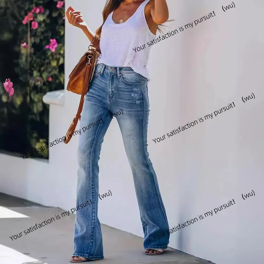 Женские джинсы большого размера с высокой талией и эластичным рогом
Женские джинсы большого размера с высокой талией и эластичным рогом