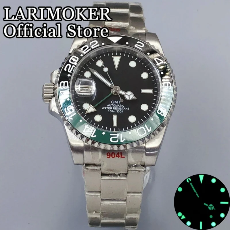 LARIMOKER 40 мм левая рука NH34 GMT мужские механические наручные часы с сапфировым стеклом нержавеющая сталь 100 м водонепроницаемые 9 часов Dare
LARIMOKER 40 мм левая рука NH34 GMT мужские механические наручные часы с сапфировым стеклом нержавеющая сталь 100 м водонепроницаемые 9 часов Dare