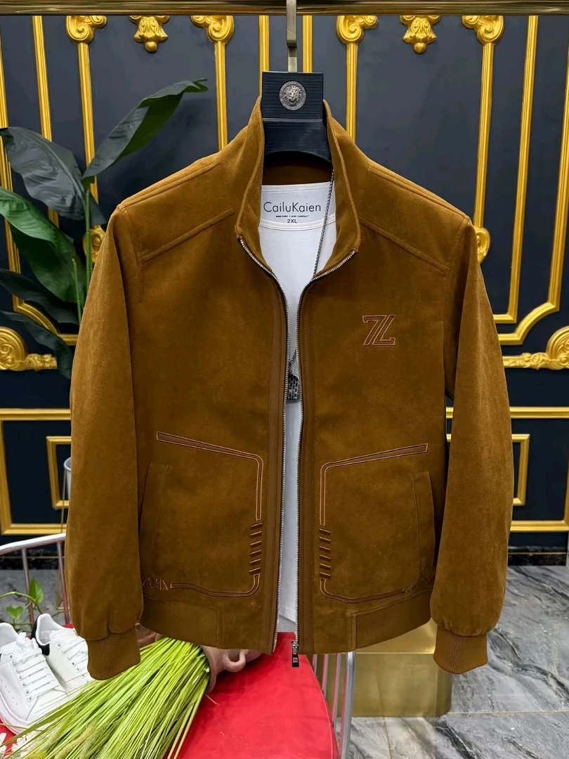 Spring Autumn Men's Stand Collar Jaet Outerwear Trendy Versatile High Quali Cool Busin Sle Stand Fit Long Sve ...
Spring Autumn Men's Stand Collar Jaet Outerwear Trendy Versatile High Quali Cool Busin Sle Stand Fit Long Sve ...