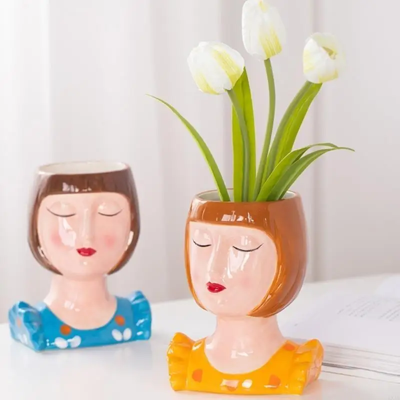 Plant Vase Silicone Mold Planter Mould Girl Shaped Pen Holder Mould
Plant Vase Silicone Mold Planter Mould Girl Shaped Pen Holder Mould