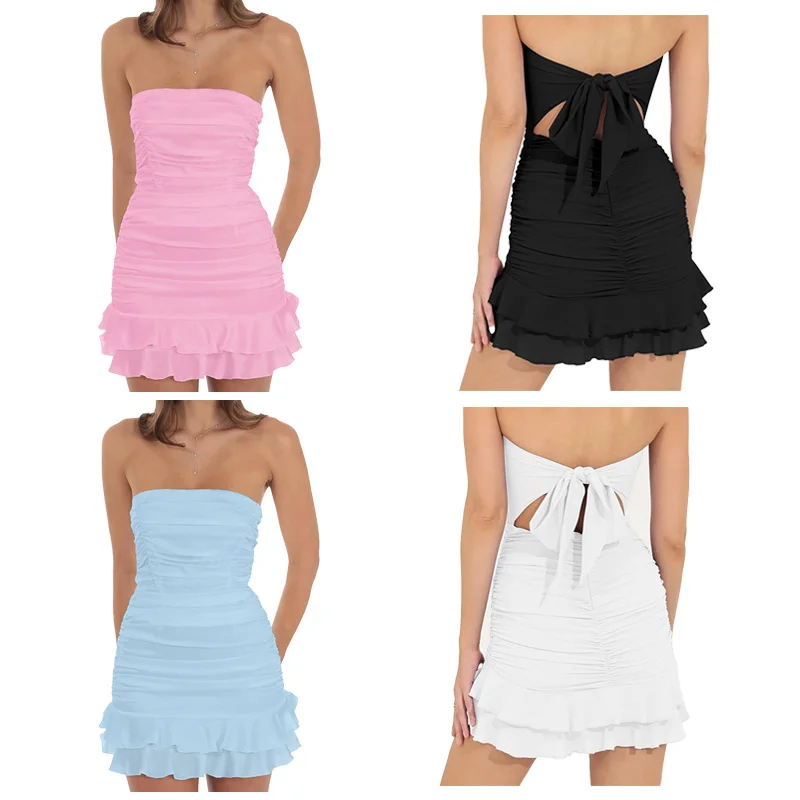 BOUTIQUE Women’s Strapless Off The Shoulder Tube Midi Dresses Sexy Bodycon Hip Hugging Evening Club Party Dating Ruched Dresses
BOUTIQUE Women’s Strapless Off The Shoulder Tube Midi Dresses Sexy Bodycon Hip Hugging Evening Club Party Dating Ruched Dresses