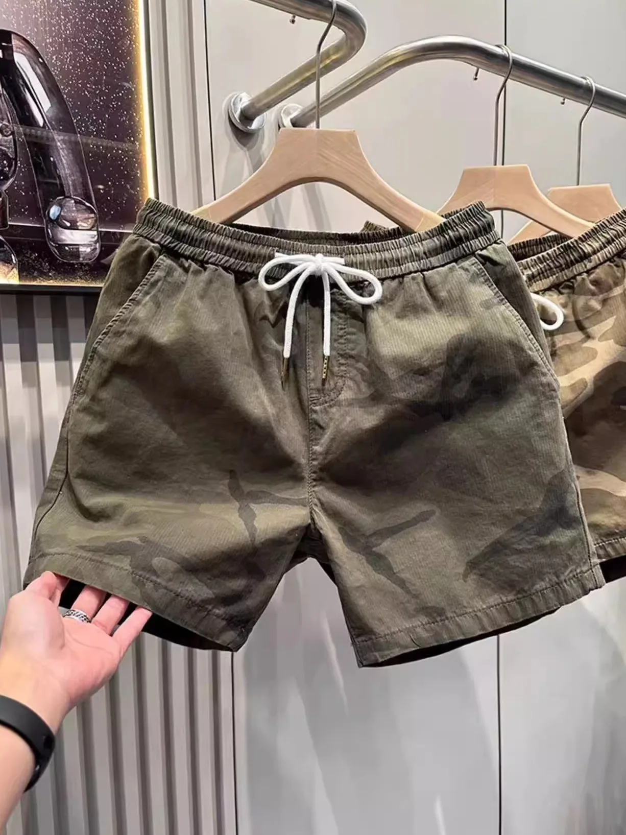 Повседневные брюки с камуфляжным принтом, мужские облегающие брюки с эластичной резинкой на талии, летние дышащие легкие брюки-карго, молодежные брюки
Повседневные брюки с камуфляжным принтом, мужские облегающие брюки с эластичной резинкой на талии, летние дышащие легкие брюки-карго, молодежные брюки