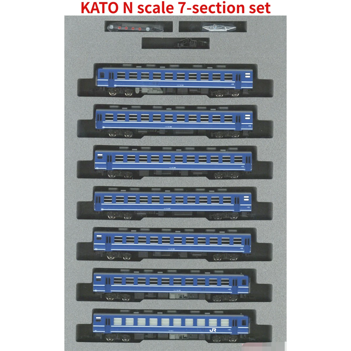 KATO N Scale 1/160 Train Model 10-1720 N 12 Series JR Takasaki Vehicle Center 7 Car Set Train Model Toy Gift
KATO N Scale 1/160 Train Model 10-1720 N 12 Series JR Takasaki Vehicle Center 7 Car Set Train Model Toy Gift