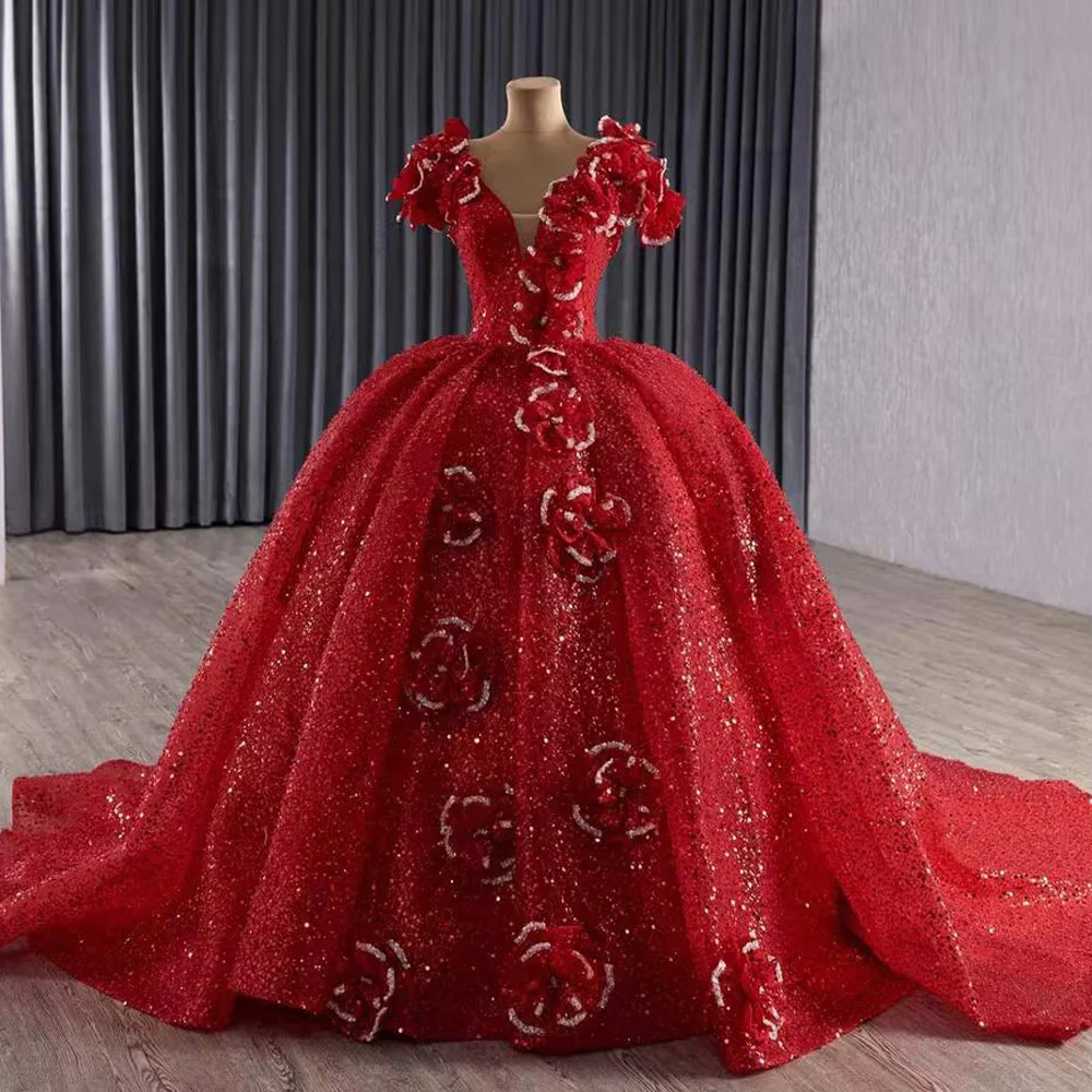Vestidos De 15 Quinceañera 2025 Милое длинное платье с аппликацией на шнуровке сзади, расшитое блестками и бисером, с красным бантом для особых случаев
Vestidos De 15 Quinceañera 2025 Милое длинное платье с аппликацией на шнуровке сзади, расшитое блестками и бисером, с красным бантом для особых случаев