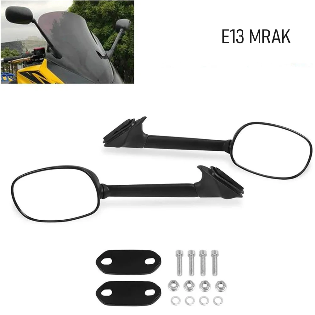 Rearview Mirror Sportbike White Glass Rear Mirror Black Side Mirror For Yamaha TMAX T-MAX 500 2008-2011 Motorcycle Accessories
Rearview Mirror Sportbike White Glass Rear Mirror Black Side Mirror For Yamaha TMAX T-MAX 500 2008-2011 Motorcycle Accessories