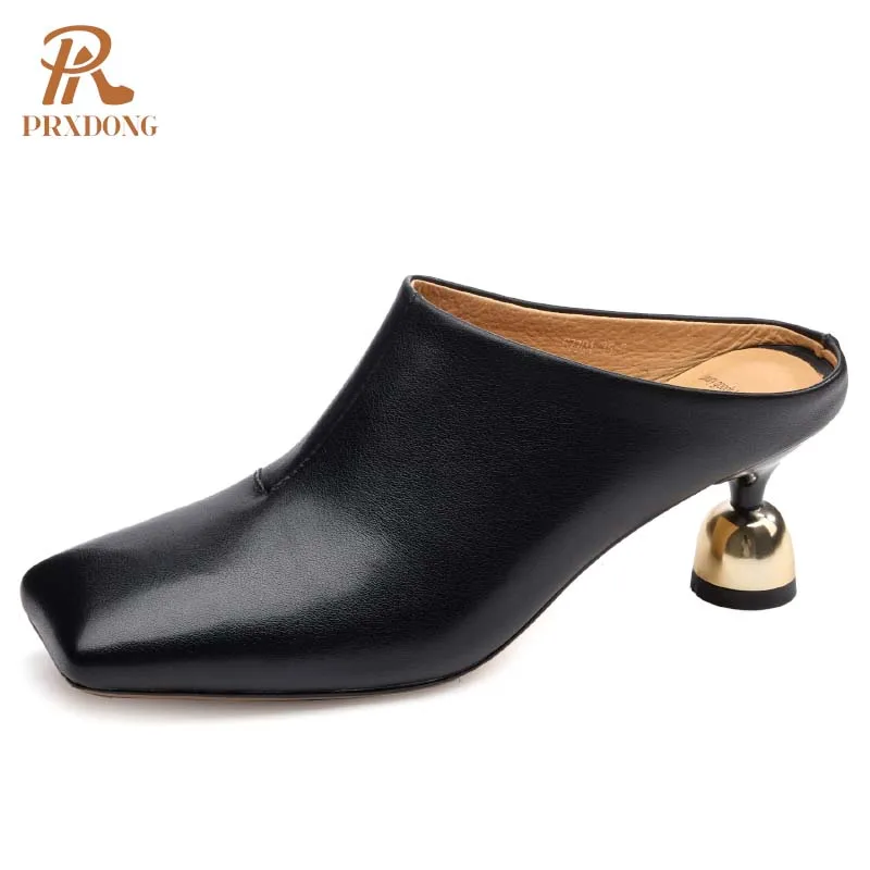 PRXDONG Women's Shoes 2025 Brand Summer Genuine Leather High Heels Square Toe Black Beige Dress Party Casual Female Sandals 39
PRXDONG Women's Shoes 2025 Brand Summer Genuine Leather High Heels Square Toe Black Beige Dress Party Casual Female Sandals 39