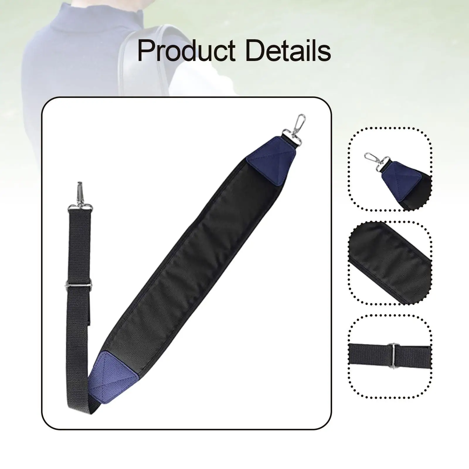 Nylon Golf Bags Strap Adjustable Single Shoulder Carry Strap Golf Organizer Accessory for Golf Cart Bag Men Women
Nylon Golf Bags Strap Adjustable Single Shoulder Carry Strap Golf Organizer Accessory for Golf Cart Bag Men Women
