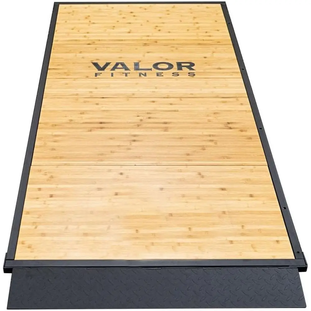 Bamboo-Lined Weightlifting Platform - Steel Home Gym Equipment with Floor Protection, VR Rack Squat Bar Compatible
Bamboo-Lined Weightlifting Platform - Steel Home Gym Equipment with Floor Protection, VR Rack Squat Bar Compatible