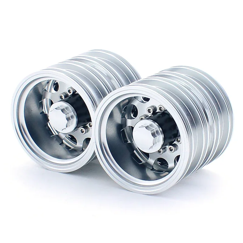 2pcs RC Truck Aluminum Alloy Rear Wheel Hub Rim for 1/14 Tamiya SCANIA 770S R620 VOLVO BENZ Arocs MAN TGX LESU Car Accessories
2pcs RC Truck Aluminum Alloy Rear Wheel Hub Rim for 1/14 Tamiya SCANIA 770S R620 VOLVO BENZ Arocs MAN TGX LESU Car Accessories