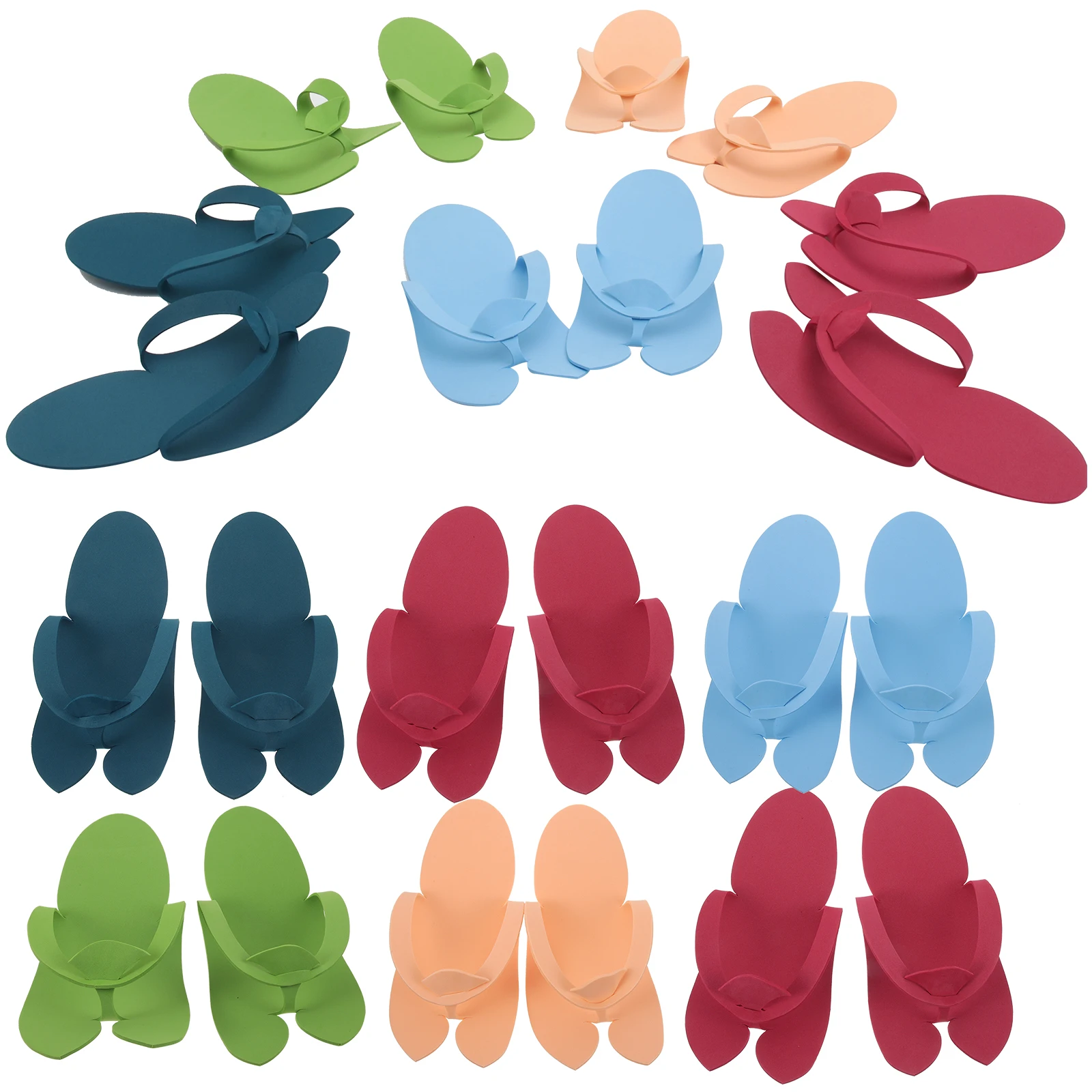 12pcs 12 Pairs Disposable Pedicure Slippers EVA Material Comfortable Foldable Single Use Salon Home Hotel Spa Travel Footwear
12pcs 12 Pairs Disposable Pedicure Slippers EVA Material Comfortable Foldable Single Use Salon Home Hotel Spa Travel Footwear
