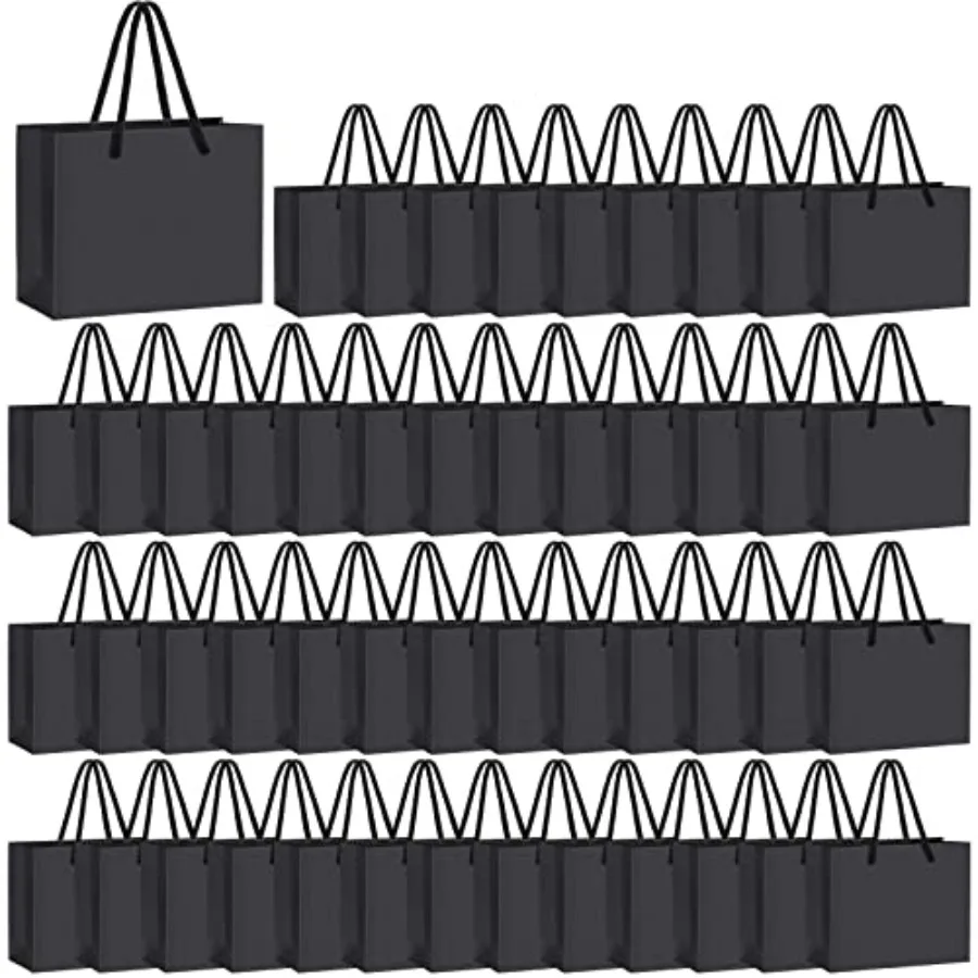 Pcs Black Mini Gift Bags with Handle Gift Card Bags Bulk Extra Small Paper Party Favor Boxes Tiny for Christmas Wedding Baby Sh
Pcs Black Mini Gift Bags with Handle Gift Card Bags Bulk Extra Small Paper Party Favor Boxes Tiny for Christmas Wedding Baby Sh
