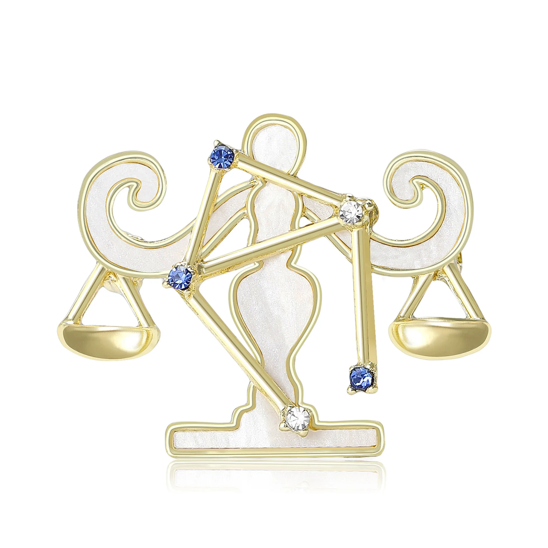 Creative Constellation Libra Light Luxury Brooch For Women, Unisex Two-color Suit Lapel Pin Event Luxury Gift Office Daily Dress
Creative Constellation Libra Light Luxury Brooch For Women, Unisex Two-color Suit Lapel Pin Event Luxury Gift Office Daily Dress