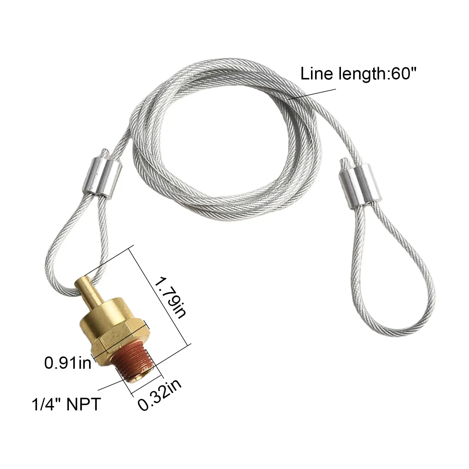 User Friendly Maintenance Four Piece Set of Reliable Brass Air Tank Drain Valves Featuring Easy Pull Mechanism
User Friendly Maintenance Four Piece Set of Reliable Brass Air Tank Drain Valves Featuring Easy Pull Mechanism
