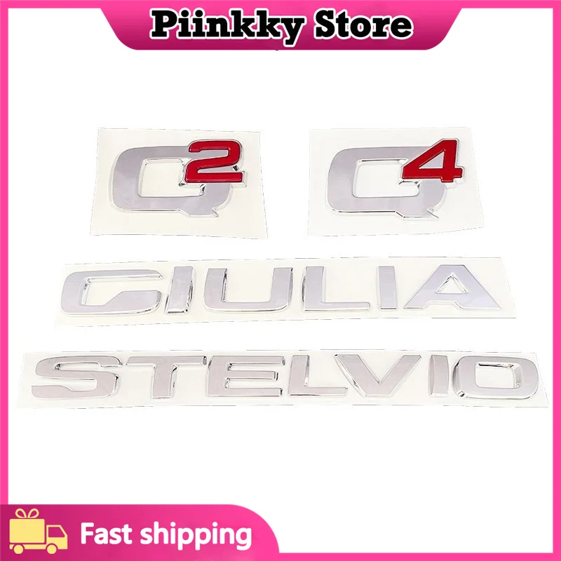 Sliver Car metal tail letter decorative sticker For Q2 Q4 Giulia Stelvio Exterior Modification Accessories
Sliver Car metal tail letter decorative sticker For Q2 Q4 Giulia Stelvio Exterior Modification Accessories