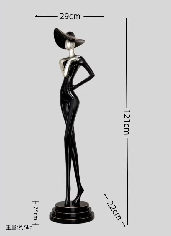 Sculpture Art Figure Model Vertical Ornament Slim Luxury High-end Living Room Entrance Artwork Niche Minimalist Decoration
Sculpture Art Figure Model Vertical Ornament Slim Luxury High-end Living Room Entrance Artwork Niche Minimalist Decoration