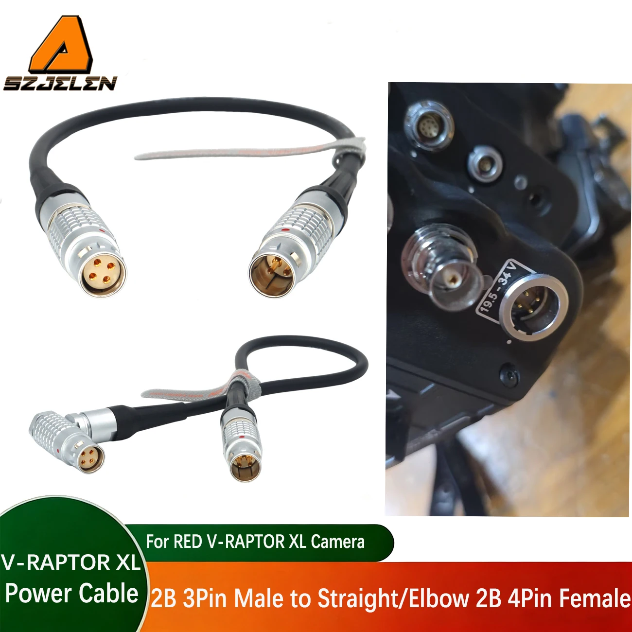 1PC 24V Power Cable Steadicam M2 2B 3Pin to 2B 4Pin Female for RED V-RAPTOR XL
1PC 24V Power Cable Steadicam M2 2B 3Pin to 2B 4Pin Female for RED V-RAPTOR XL