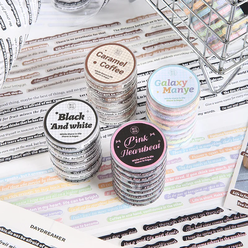 1pcs DIY Decoration Adhesive Tapes Japanese Letter Island Washi Tapes Masking Tapes stickers stationery
1pcs DIY Decoration Adhesive Tapes Japanese Letter Island Washi Tapes Masking Tapes stickers stationery