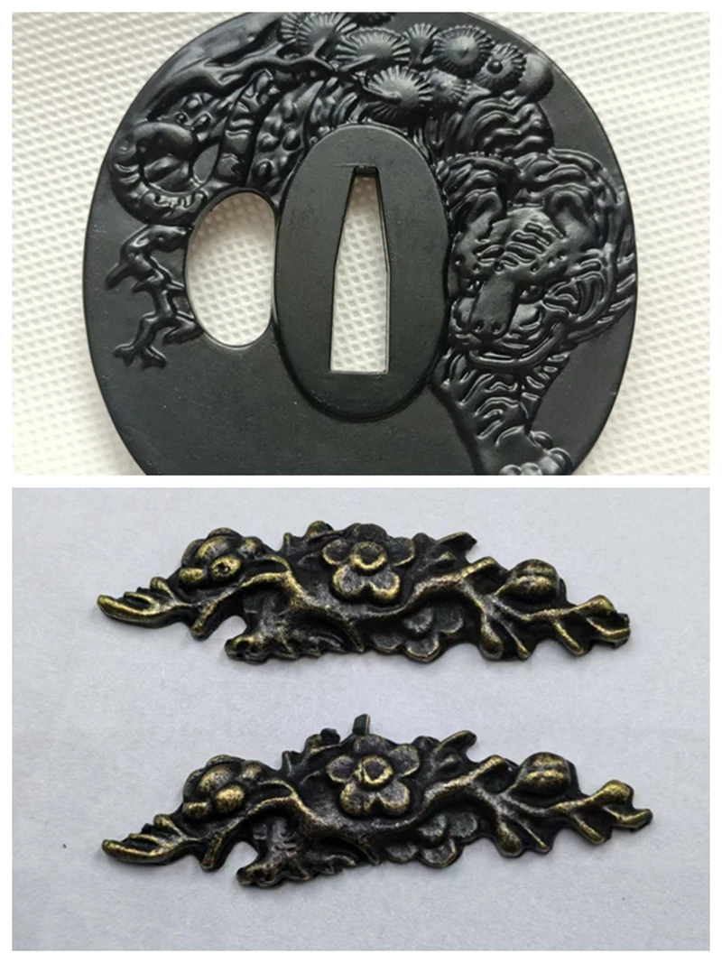 Excellent Sword Part Blade Guard Tsuba Menuki Tiger Rabbit Hare For Japan Katana Samurai Saber Tanto
Excellent Sword Part Blade Guard Tsuba Menuki Tiger Rabbit Hare For Japan Katana Samurai Saber Tanto