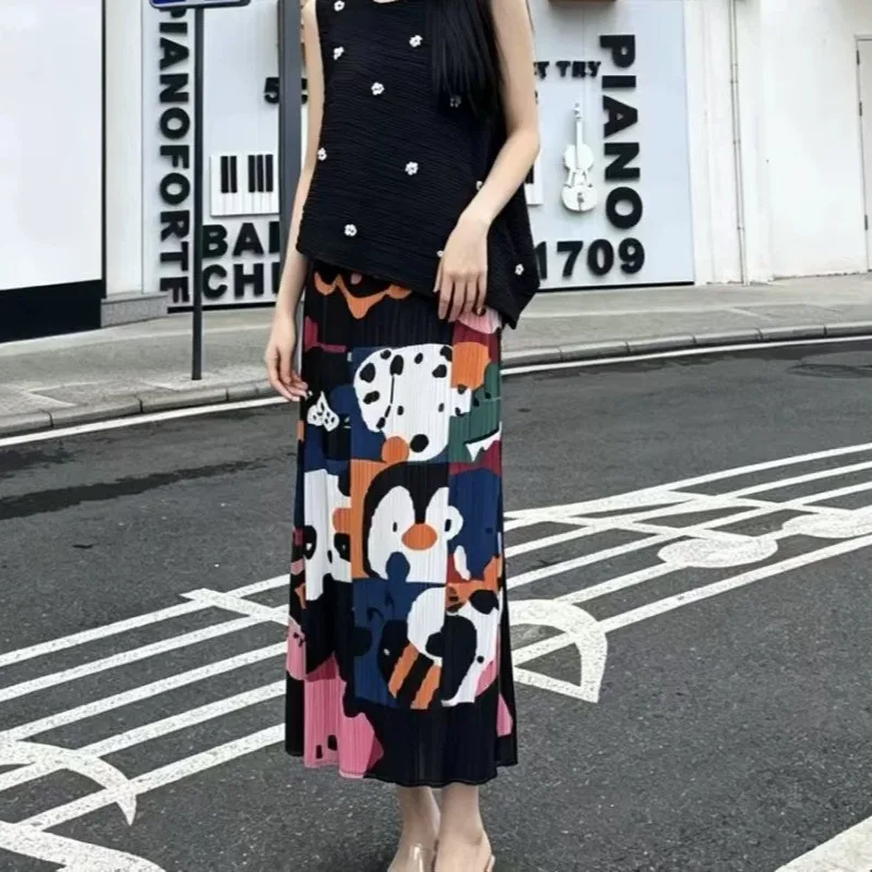 Miyake Pleated Skirt Original Print 2026 Summer New Pattern Digital Print Jupe Side Slits Casual Elegant Versatile Women's Skirt
Miyake Pleated Skirt Original Print 2026 Summer New Pattern Digital Print Jupe Side Slits Casual Elegant Versatile Women's Skirt