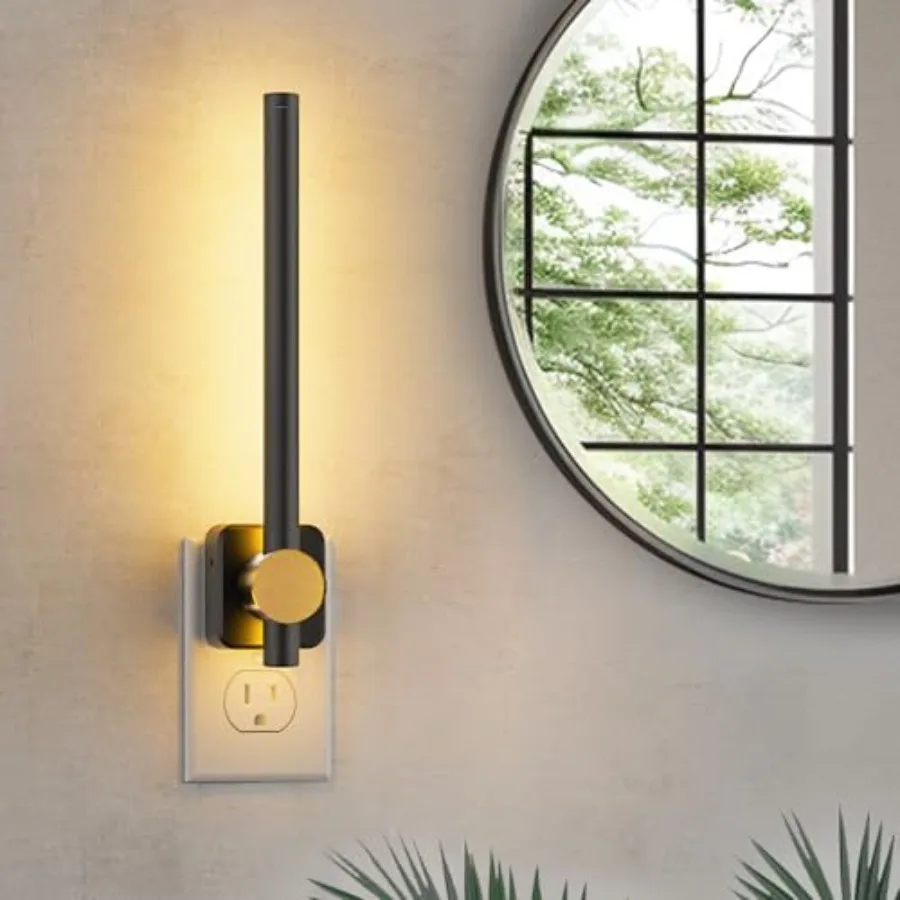 Night Light, Night Lights Plug into Wall, Dimmable Night Light 0-200LM, Nightlight and Vanity Light Bar for Bathroom Bedroom, S
Night Light, Night Lights Plug into Wall, Dimmable Night Light 0-200LM, Nightlight and Vanity Light Bar for Bathroom Bedroom, S