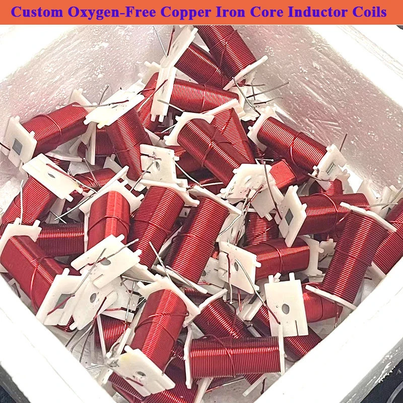 Iron Core Inductor with Oxygen-Free Copper Silicon Steel Sheet Cored Copper Coil Frequency Divider 1.6/1.7/1.8mH 0.5-1.2MM
Iron Core Inductor with Oxygen-Free Copper Silicon Steel Sheet Cored Copper Coil Frequency Divider 1.6/1.7/1.8mH 0.5-1.2MM