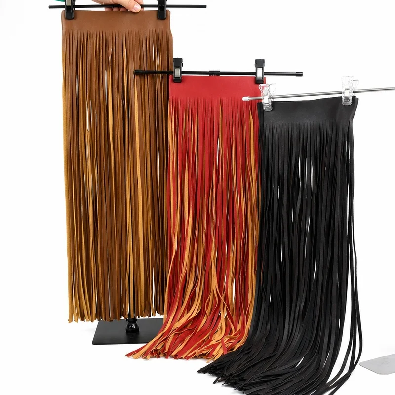 1Pc 55/70cm Long PU Leather Tassel Fringe for Sewing Dress Jacket Lace Trim Fringes Garment Skirt Trimming DIY Craft Accessories
1Pc 55/70cm Long PU Leather Tassel Fringe for Sewing Dress Jacket Lace Trim Fringes Garment Skirt Trimming DIY Craft Accessories