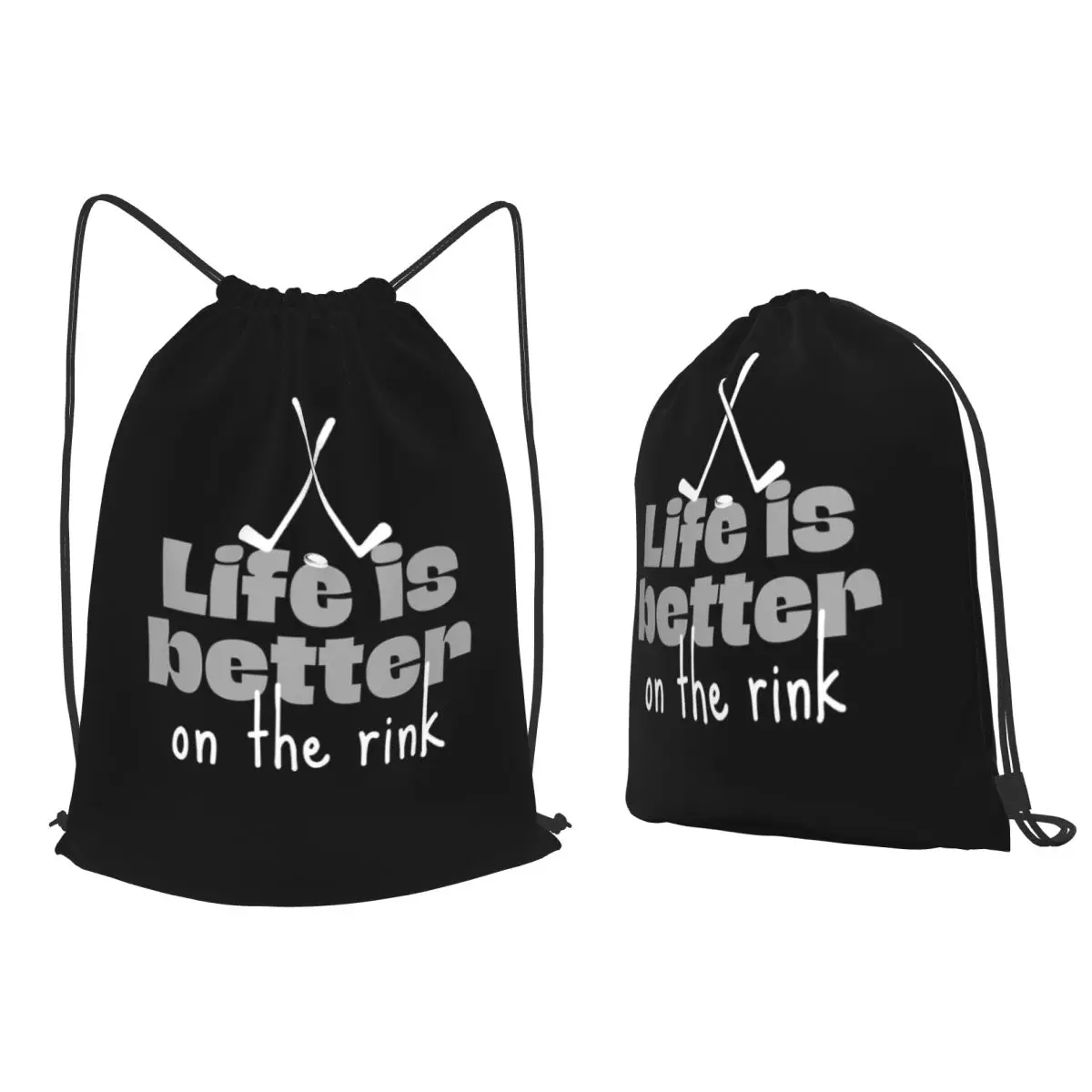 Рюкзаки для хоккея на льду, серии "Life Is Better On The Rink", многофункциональные сумки на шнурках, сумки для обуви, сумки для книг, для путешествий и школы
Рюкзаки для хоккея на льду, серии "Life Is Better On The Rink", многофункциональные сумки на шнурках, сумки для обуви, сумки для книг, для путешествий и школы