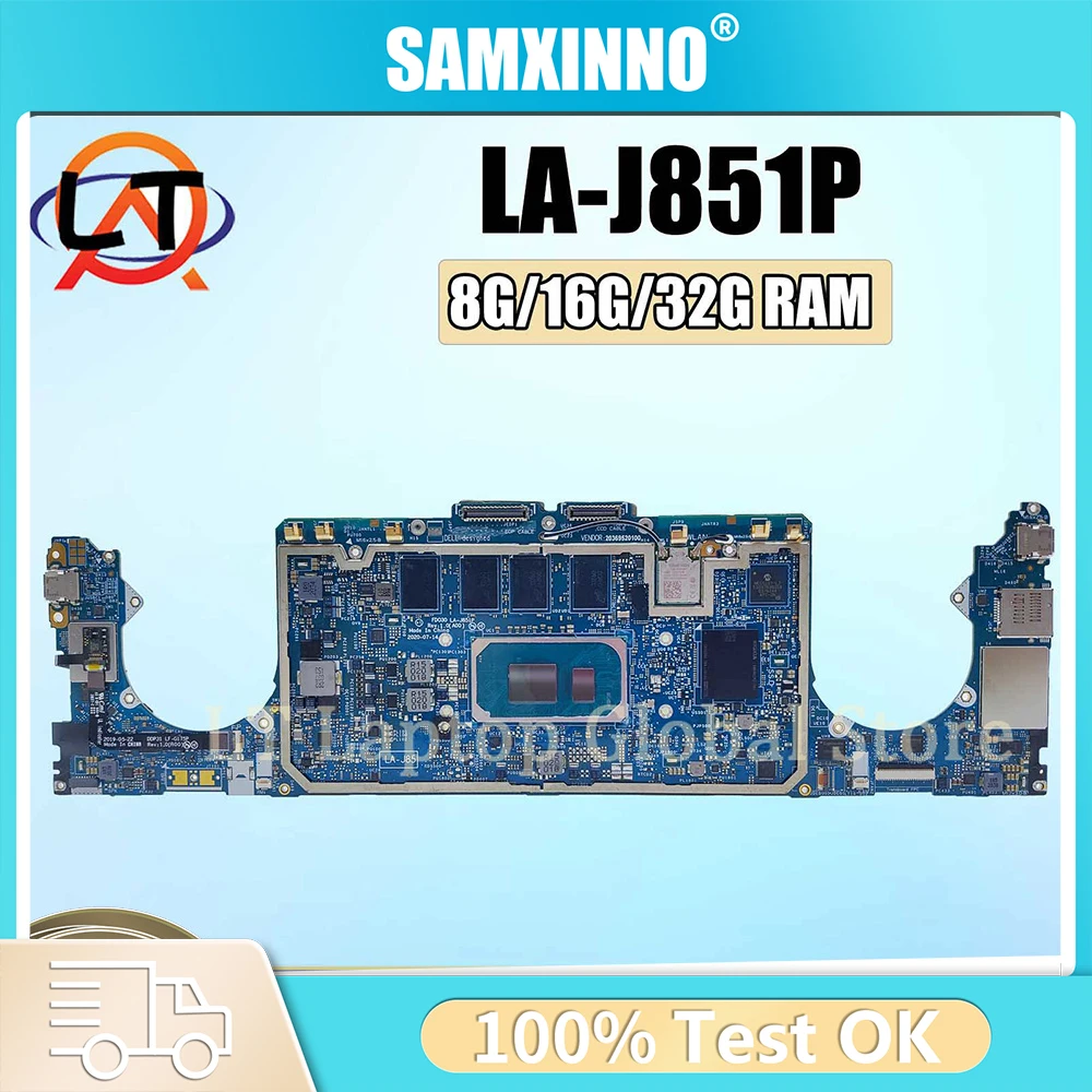 For Dell XPS 13 9310 Motherboard FDO30 LA-J851P CN-0NVVG0 0062CR 0NVVG0 i7-1165G7 With RAM Notebook Mainboard 7390 Tested OK
For Dell XPS 13 9310 Motherboard FDO30 LA-J851P CN-0NVVG0 0062CR 0NVVG0 i7-1165G7 With RAM Notebook Mainboard 7390 Tested OK