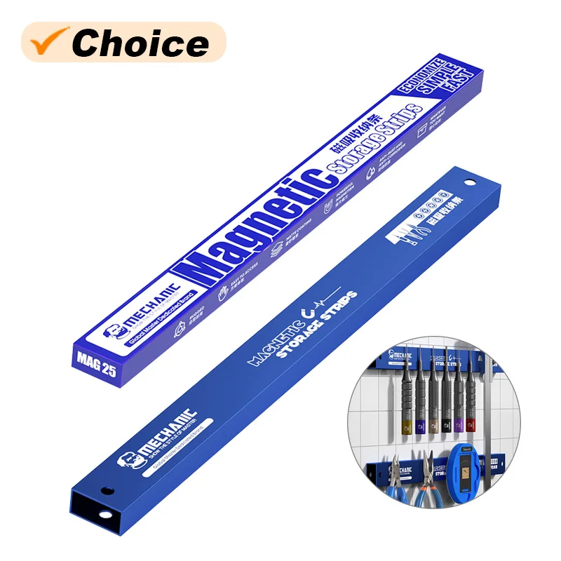 MECHANIC MAG25 Magnetic Storage Rack Anti-corrosion Screwdriver Kitchen Utensils Mobile Phone Repair Tools Collection Strips
MECHANIC MAG25 Magnetic Storage Rack Anti-corrosion Screwdriver Kitchen Utensils Mobile Phone Repair Tools Collection Strips