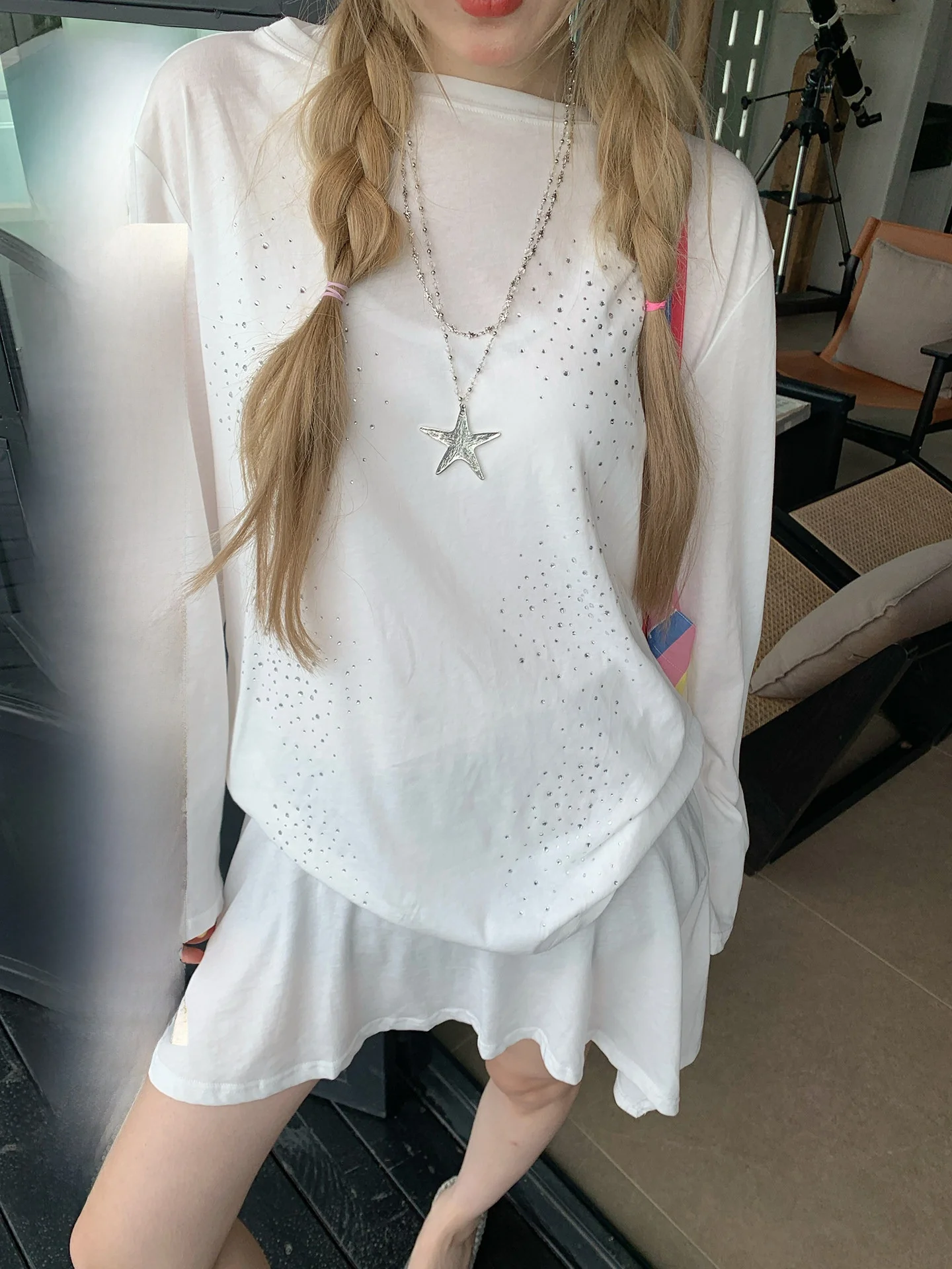 Fashionable Long Sleeve Two-Piece Set Women's Overhead Slimming Lazy Anti-Aging Detachable Ensemble Spring Season Polka Dot S...
Fashionable Long Sleeve Two-Piece Set Women's Overhead Slimming Lazy Anti-Aging Detachable Ensemble Spring Season Polka Dot S...
