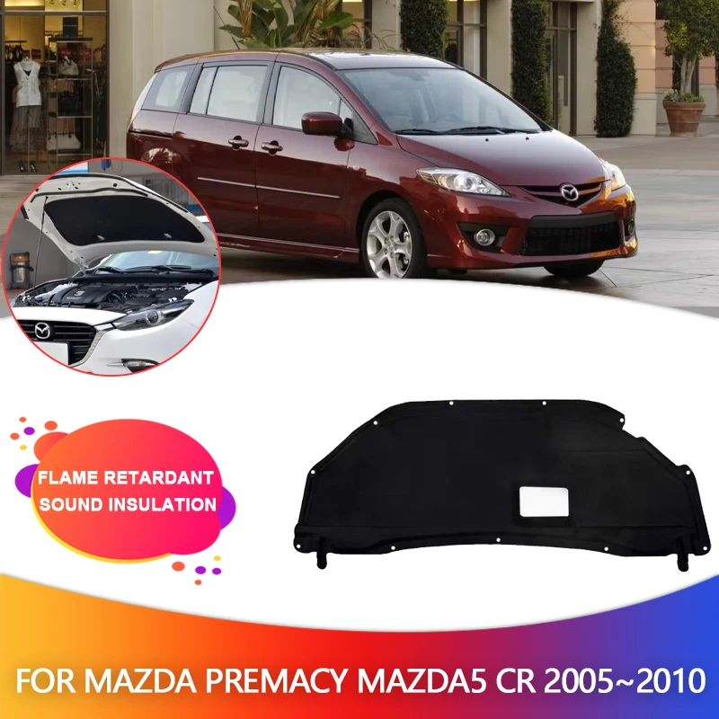Car Engine Insulation for Mazda Premacy Mazda5 CR 2005~2010 Hood Heat Sound Cotton Soundproof Cover Thermal Pad Mat Accessories
Car Engine Insulation for Mazda Premacy Mazda5 CR 2005~2010 Hood Heat Sound Cotton Soundproof Cover Thermal Pad Mat Accessories