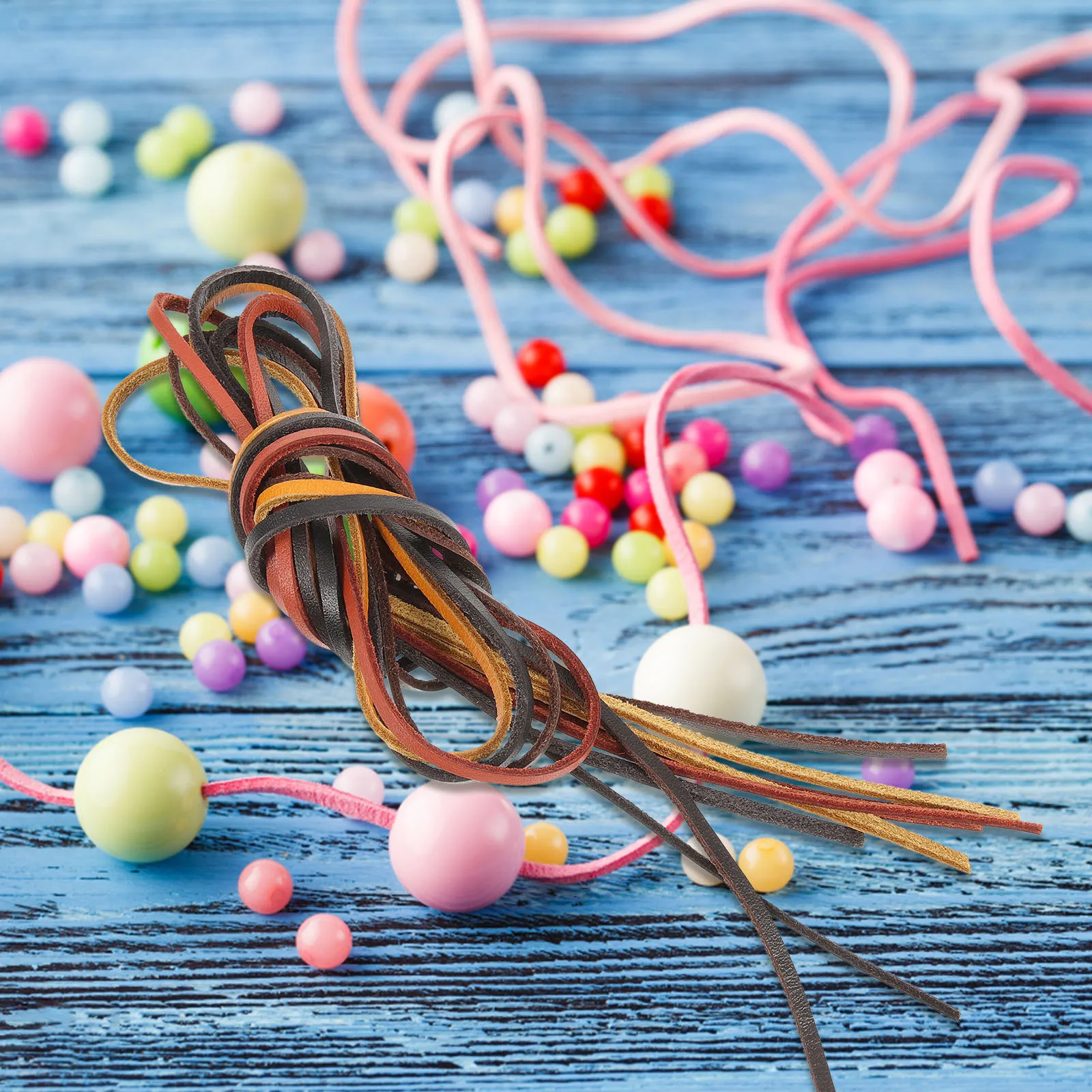 4Pcs DIY Bracelet Rope Soft Smooth Synthetic Cords for Beading Jewelry Craft Accessories DIY Material
4Pcs DIY Bracelet Rope Soft Smooth Synthetic Cords for Beading Jewelry Craft Accessories DIY Material