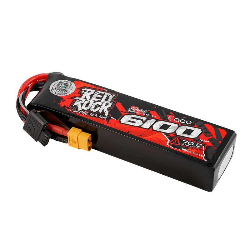 Geshi ACE REDROCK 6100mAh 3S 11.1V 70C Model Car Lithium Battery Gree ACE REDROCK 6100mah 3S 11.1V 70C model car lithium battery
Geshi ACE REDROCK 6100mAh 3S 11.1V 70C Model Car Lithium Battery Gree ACE REDROCK 6100mah 3S 11.1V 70C model car lithium battery