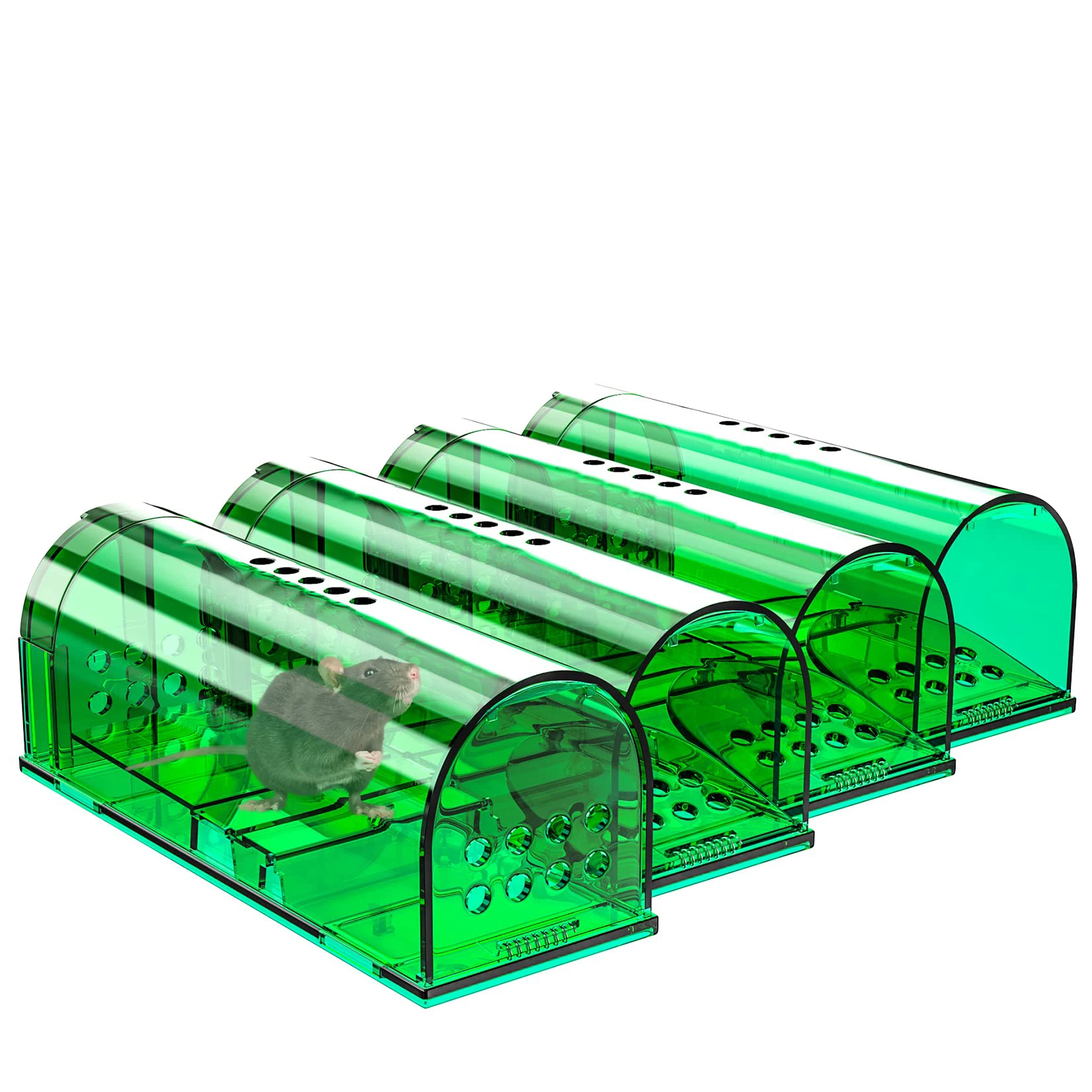Humane Mousetrap No Killing Animals Reusable Rat Rodent Catcher Transparent Firm Live Mouse Trap Suitable For Indoor And Outdoor
Humane Mousetrap No Killing Animals Reusable Rat Rodent Catcher Transparent Firm Live Mouse Trap Suitable For Indoor And Outdoor