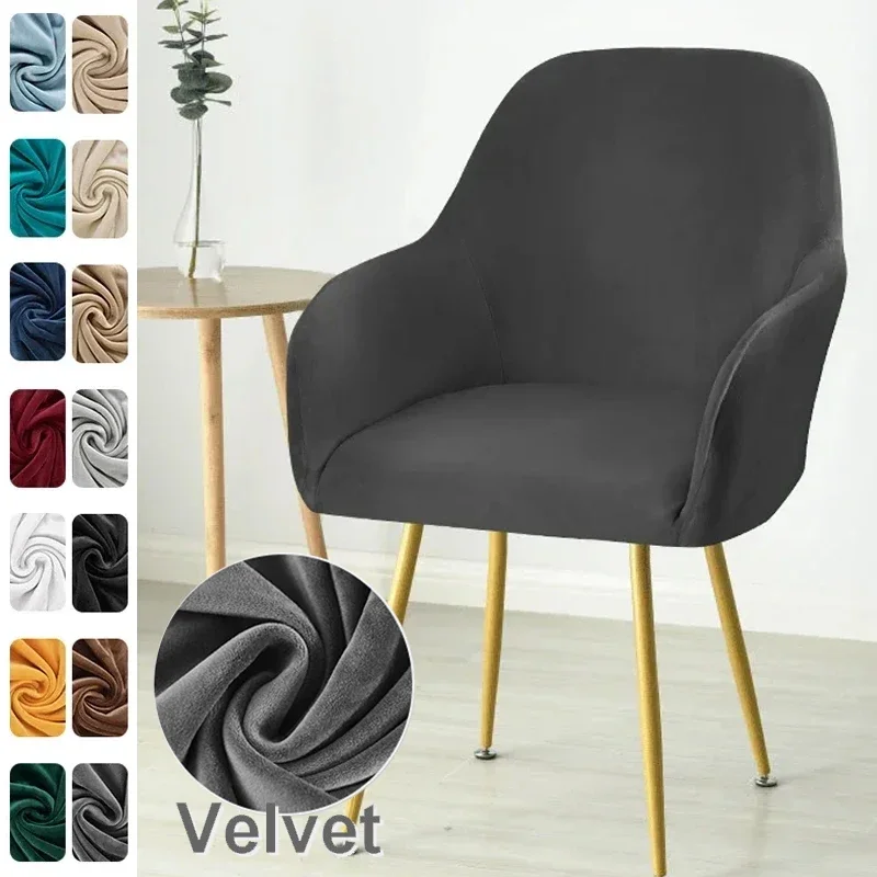 1 Piece Elastic Velvet Chair Cover Stretch Soft High Armchair Covers Seat Case for Office Kitchen Dining Room Wedding Removable
1 Piece Elastic Velvet Chair Cover Stretch Soft High Armchair Covers Seat Case for Office Kitchen Dining Room Wedding Removable
