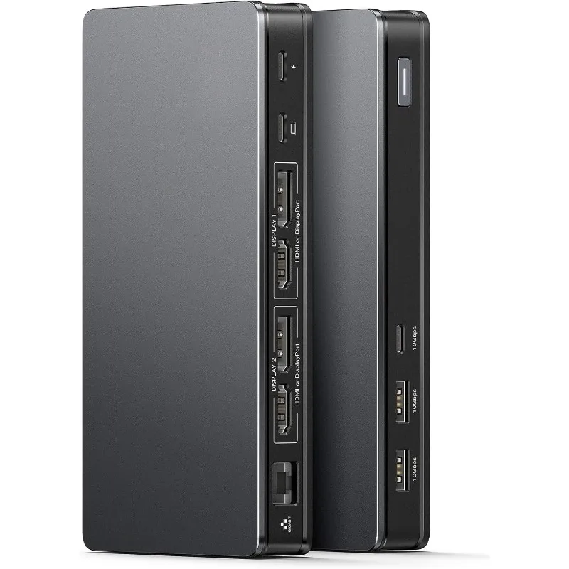 Revodok Pro 209 USB C Docking Station, DisplayLink 9-in-1 Dual 4K@60hz Monitor Dock for MacBook & Windows with 2 DP & 2 H
Revodok Pro 209 USB C Docking Station, DisplayLink 9-in-1 Dual 4K@60hz Monitor Dock for MacBook & Windows with 2 DP & 2 H