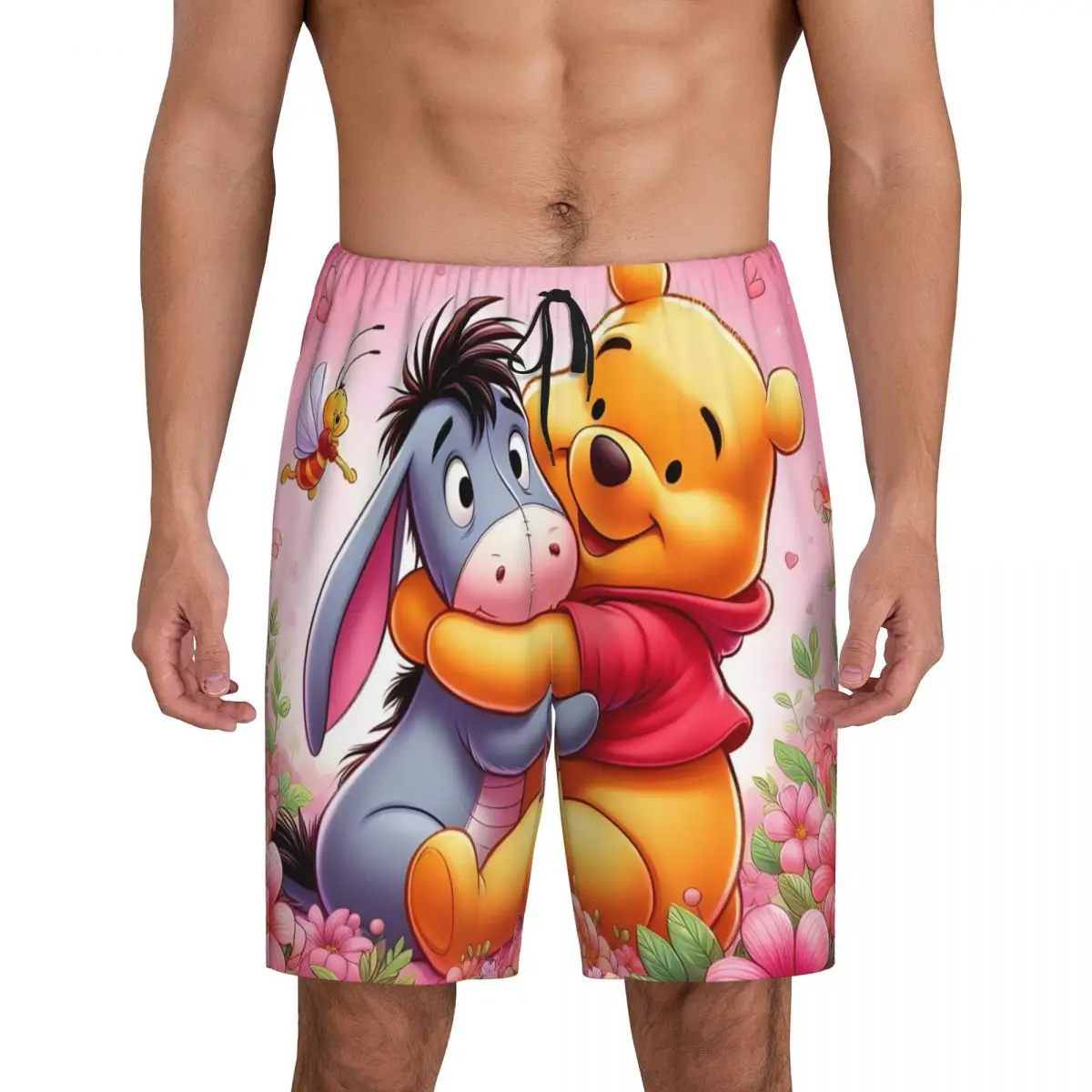 Custom Printed Winnie The Pooh Pajama Shorts for Men Sleepwear Bottoms Sleep Short Pjs with Pockets
Custom Printed Winnie The Pooh Pajama Shorts for Men Sleepwear Bottoms Sleep Short Pjs with Pockets