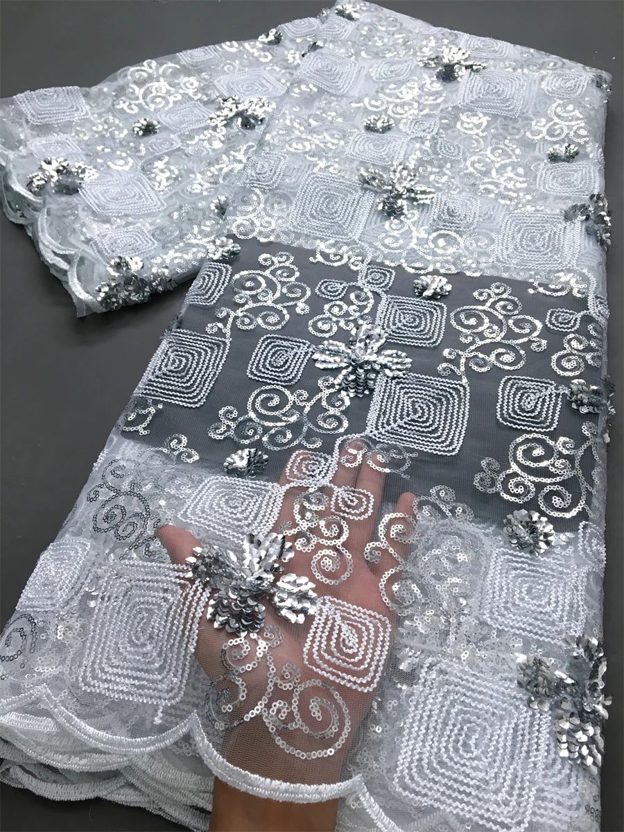 Nigerian Lace Sequins Fabric African French Mesh Lace High Quality 2025 Embroidery Sewing Wedding Dresses for Women,2.5yards4072
Nigerian Lace Sequins Fabric African French Mesh Lace High Quality 2025 Embroidery Sewing Wedding Dresses for Women,2.5yards4072