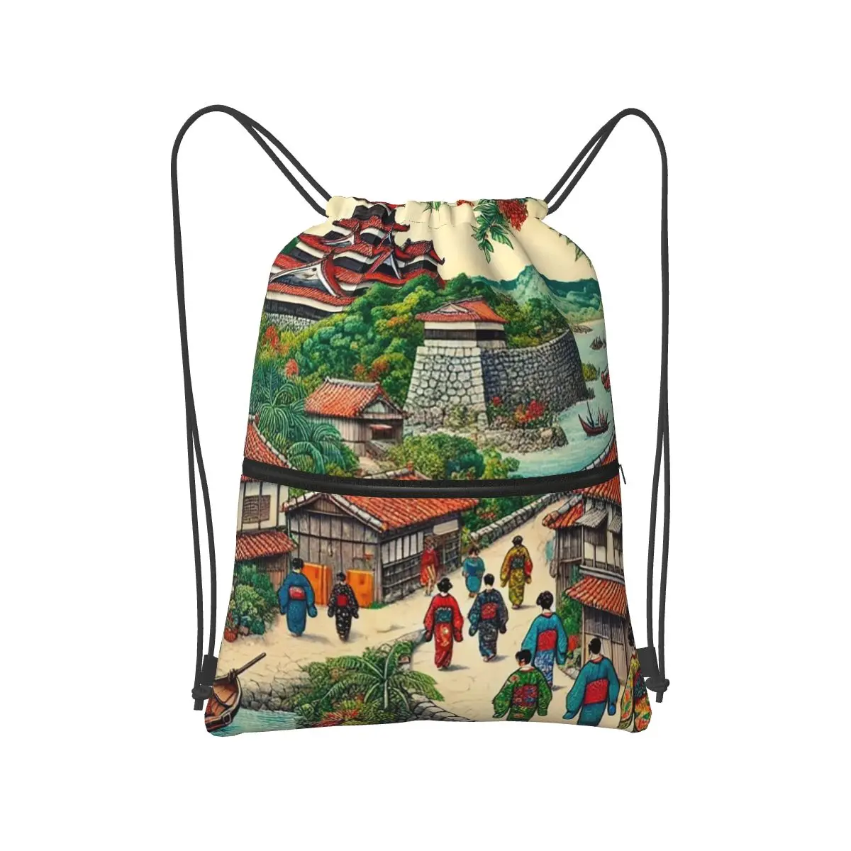 Ryukyu Kingdom Castle Town Walk Backpacks Casual Drawstring Bags Sports Bag Book Bags for Travel Students
Ryukyu Kingdom Castle Town Walk Backpacks Casual Drawstring Bags Sports Bag Book Bags for Travel Students