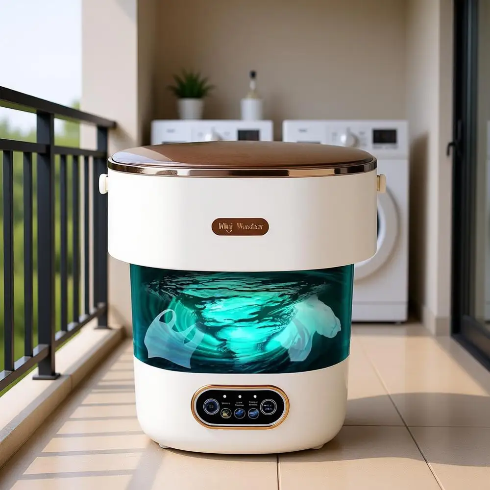 Новая улучшенная портативная стиральная машина 16 л, мини-складная стиральная машина с УФ-обеззараживанием, идеально подходит для гостиниц, дома, квартиры и кемпинга
Новая улучшенная портативная стиральная машина 16 л, мини-складная стиральная машина с УФ-обеззараживанием, идеально подходит для гостиниц, дома, квартиры и кемпинга