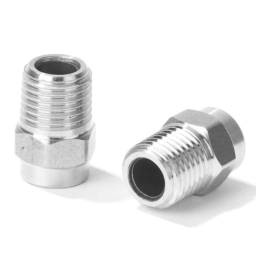 High Quality Nozzles Threaded Dust Collectors. 1.0mm 40 Degrees 4000 PSI 4pcs Cleaner Pressure Stainless Steel 
High Quality Nozzles Threaded Dust Collectors. 1.0mm 40 Degrees 4000 PSI 4pcs Cleaner Pressure Stainless Steel